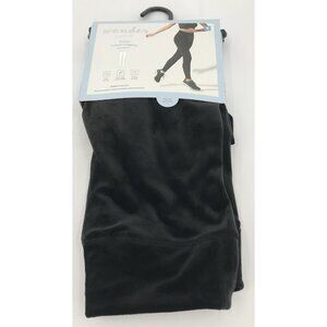 Wander by Hottotties Womens  Size Small Vivian Velour Black Leggings Soft